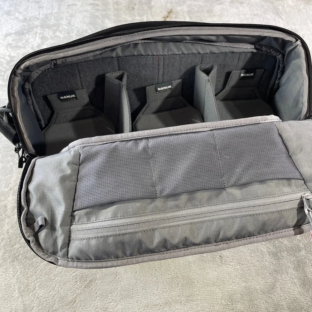 Nanuk N PVD 15L Messenger Bag Camera Padded Case Dividers Drone Hard Shell
